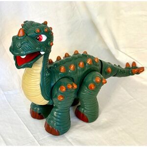 Fisher Price Imaginext Spike the Ultra Dinosaur Green Walking Talking Toy Figure